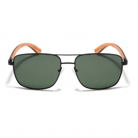 Madrid bambú Black Green polarizado