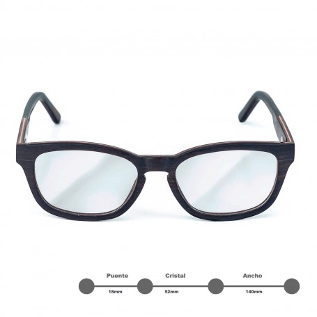 Anteojos blue light madera 601209
