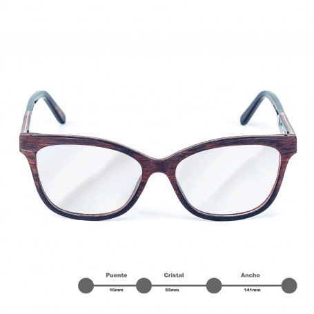 Anteojos blue light madera 602209